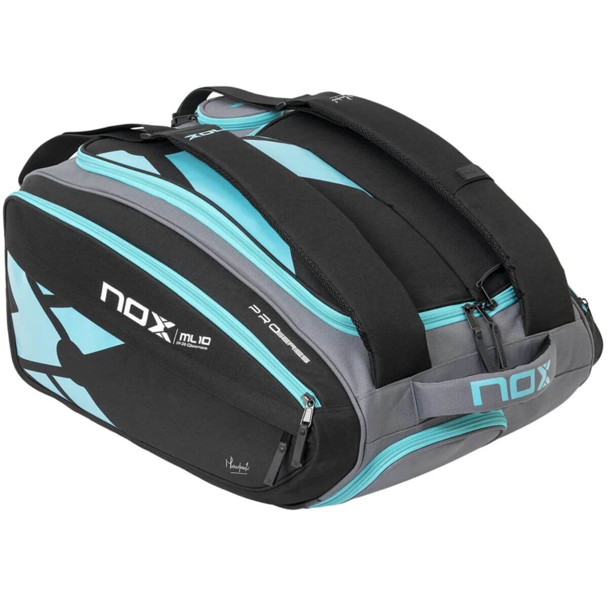 Bolso Paletero Nox ML10 Competition XL Compacto Negro Celeste - Sur Sports