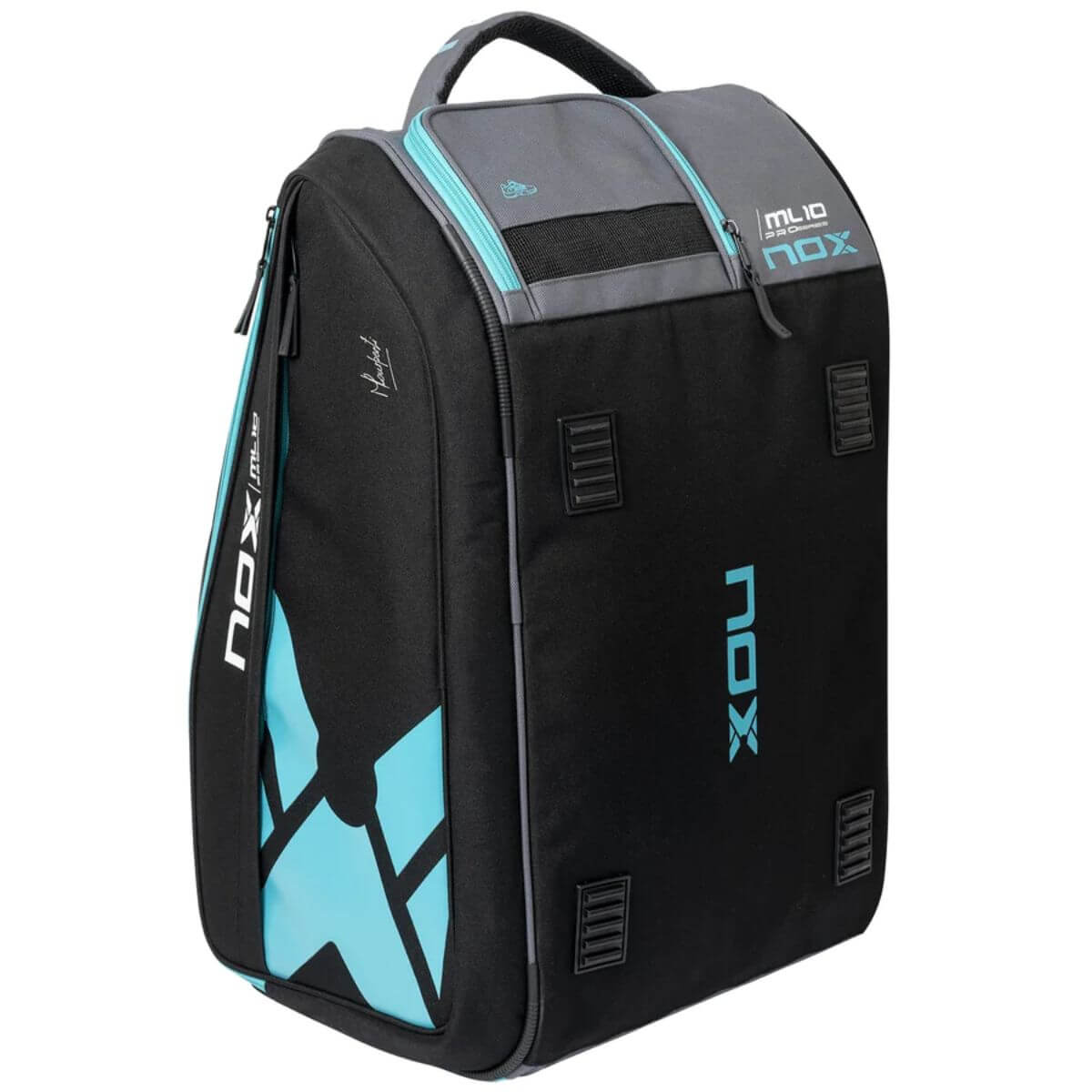 Bolso Paletero Nox ML10 Competition XL Compacto Negro Celeste - Sur Sports