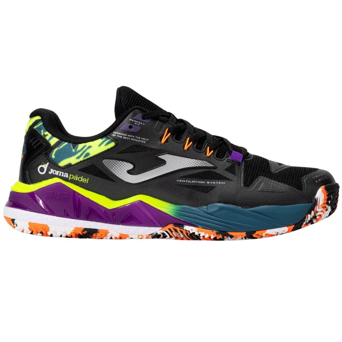 pepper Zapatilla Joma Spin Men 2401 Negra Petróleo