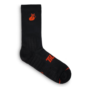 Calcetin Crew negro colores D4 Tilki Lehinde