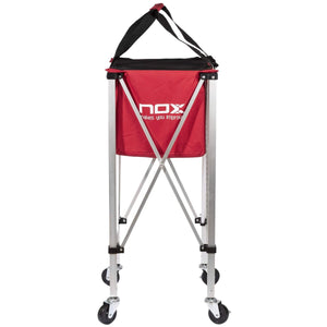 Canasto Nox Plegable con Ruedas Rojo