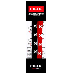 Cordón Nox SmartStrap Luxury Negro Rojo - Sur Sports