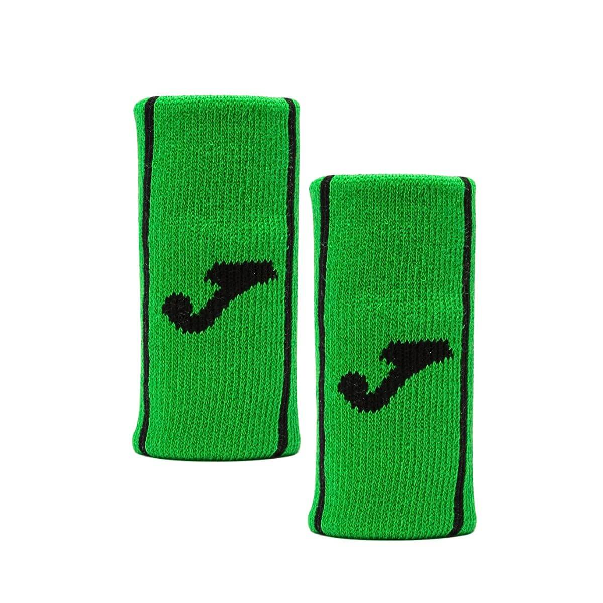 Muñequera Joma Game Larga Verde Logo Negro X2