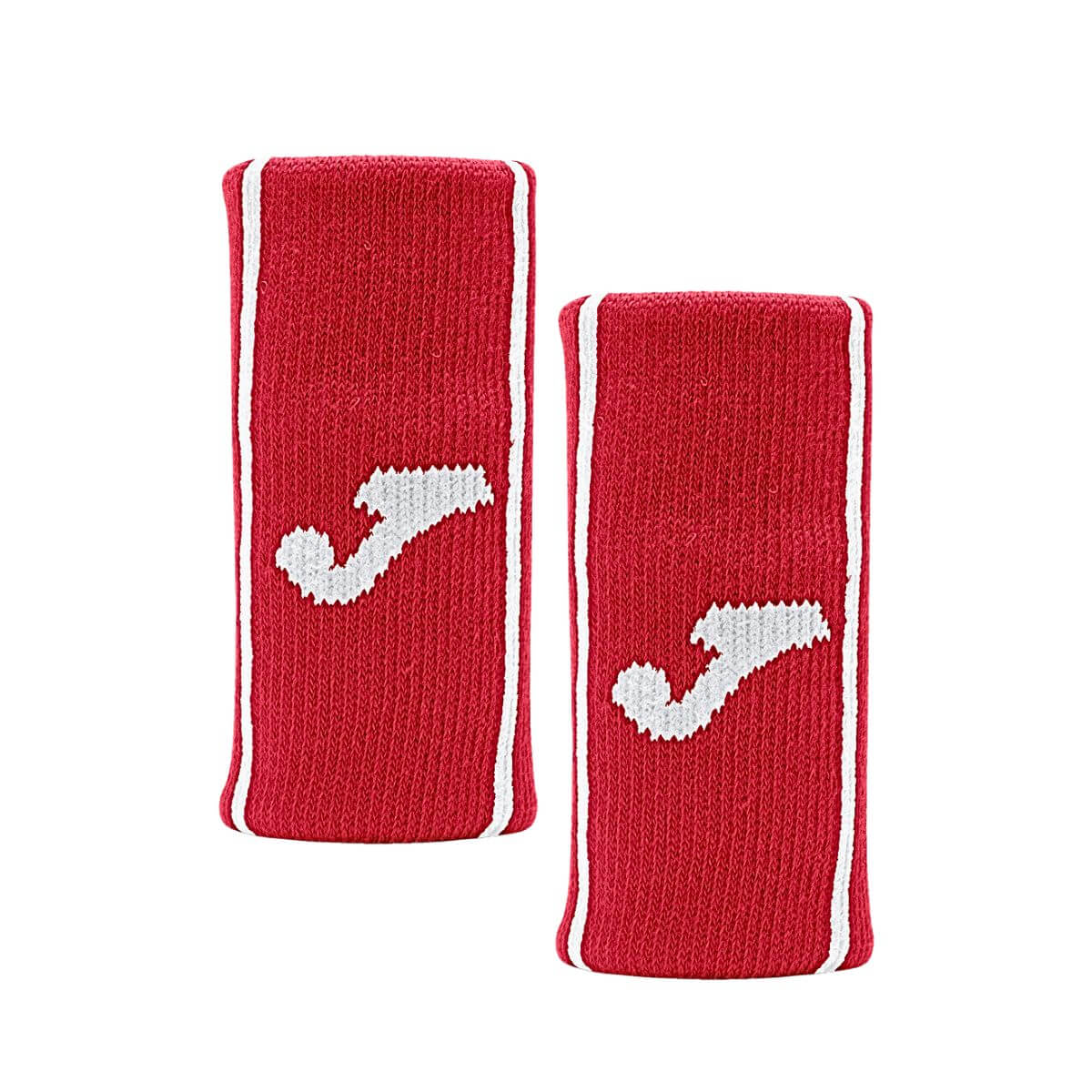 Muñequera Joma Game Larga Roja Logo Blanco X2