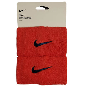 Muñequera Nike Premier Naranja Logo Negro X2