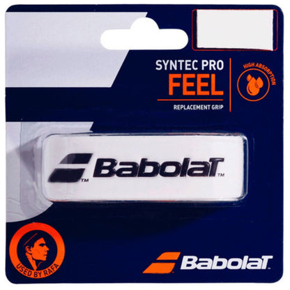 Grip Babolat Syntec Pro Feel Blanco Negro X1