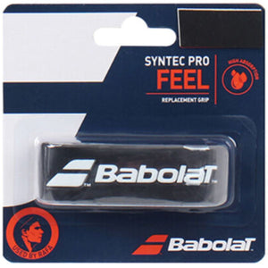 Grip Babolat Syntec Pro Feel Negro Blanco X1