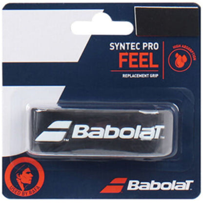 Grip Babolat Syntec Pro Feel Negro Blanco X1