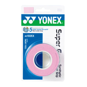 Overgrip Yonex Super Grap Rosado claro X3