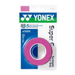 Overgrip Yonex Super Grap Rosado X3