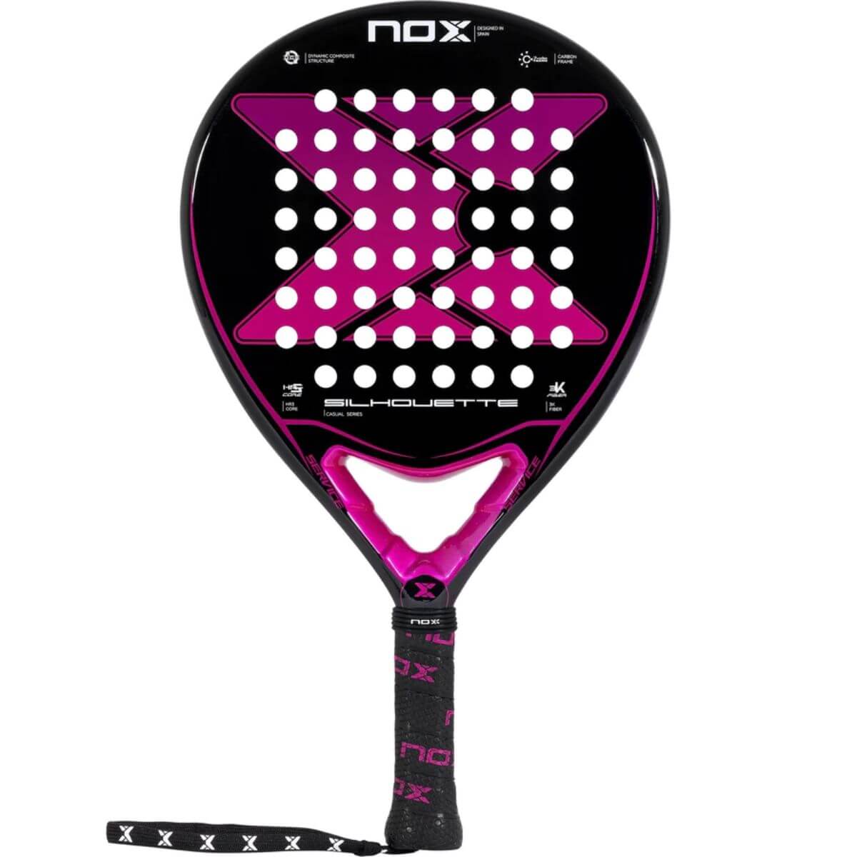 Pala Padel Nox Silhouette Casual Series (360-375gr) 2023