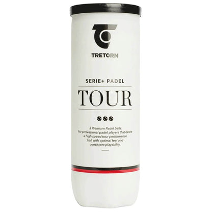 Tarro de pelota Tretorn Serie+ Padel Tour X3  1 Unidad
