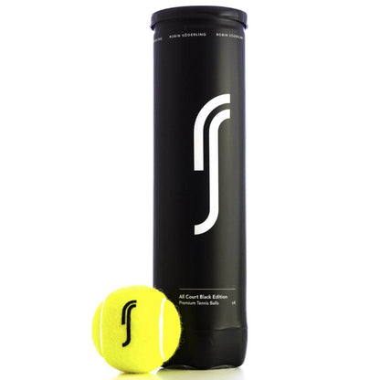 Tarro de Pelota Tenis Robin Soderling Black Edition X4 – 1 Unidad