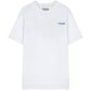 Polera Nox Blanca Logo Celeste