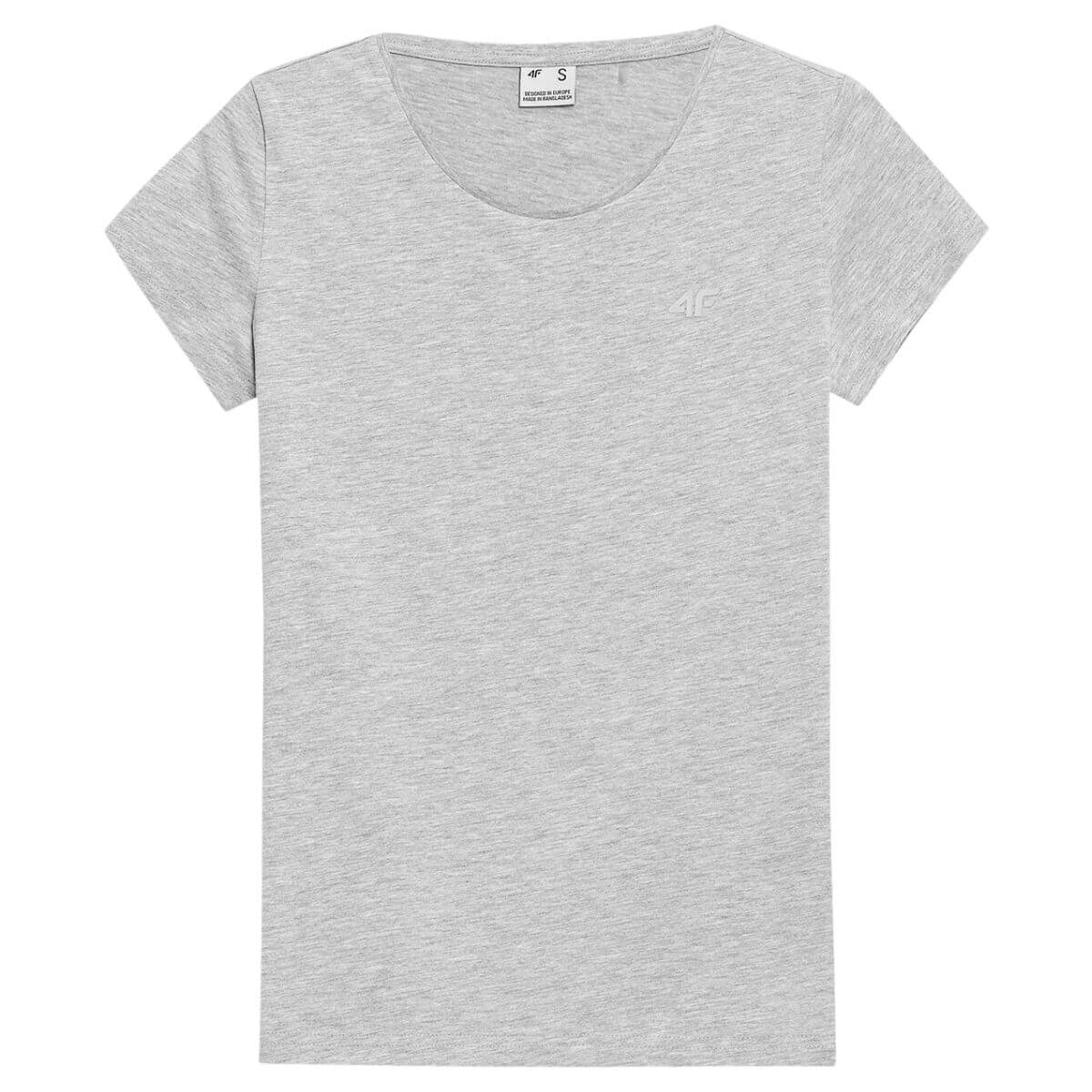 Polera 4F Mujer Gris Claro