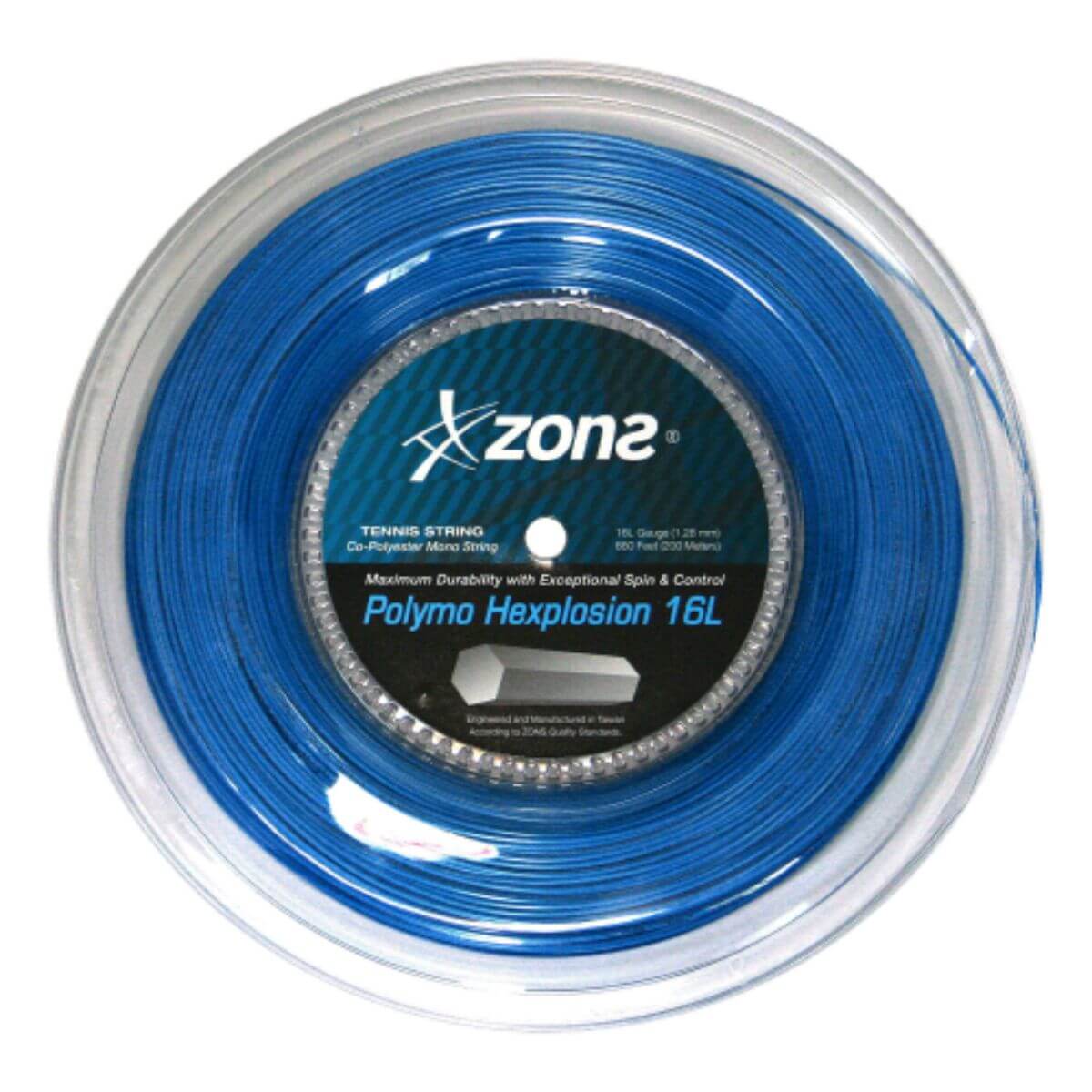 Rollo de Cuerda Zons Polymo Hexplosion Azul (200m)