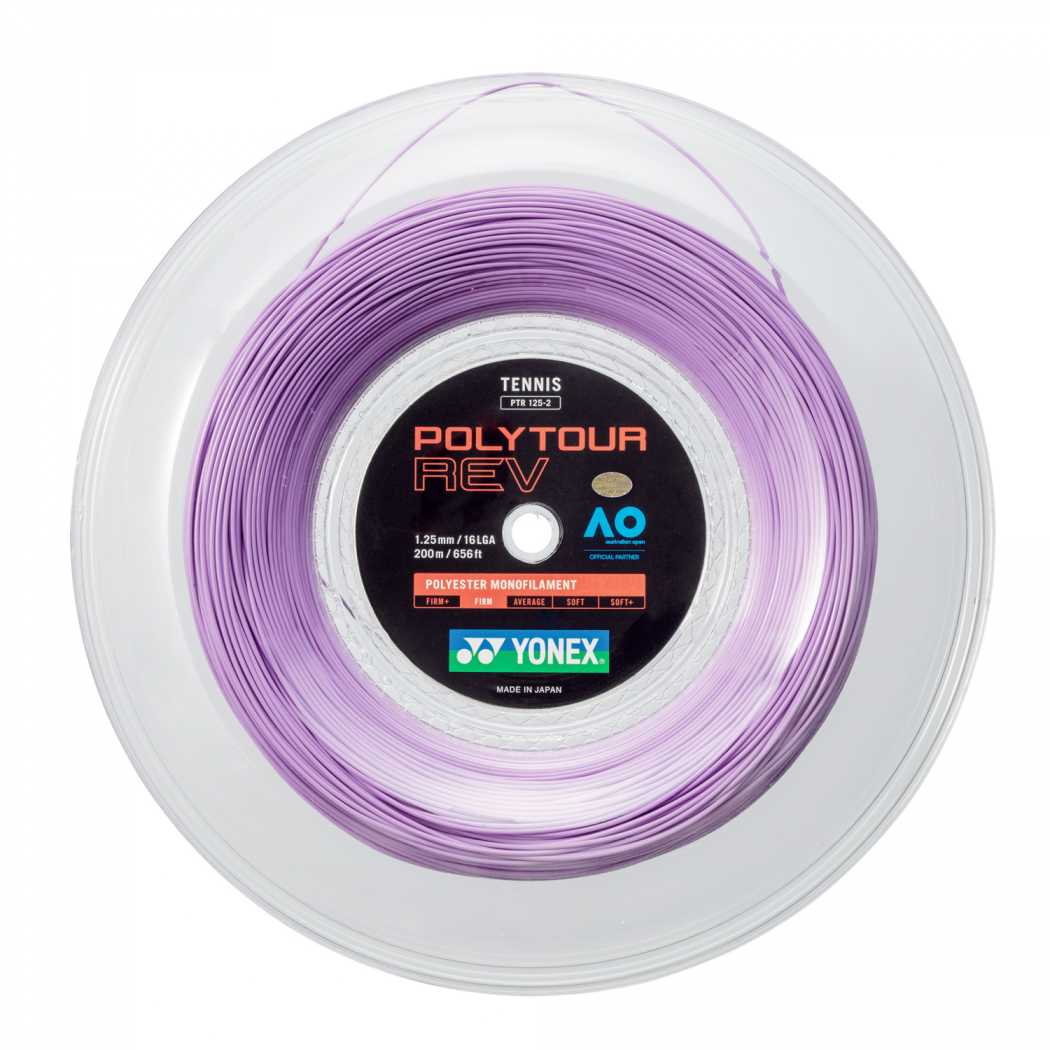 Rollo de Cuerda Yonex Poly Tour Rev Purpura (200m)