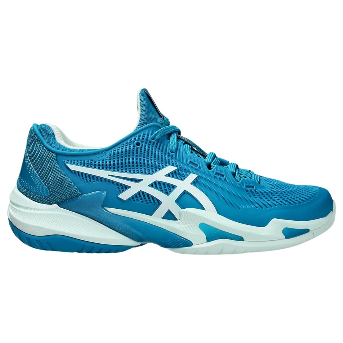 Zapatilla Asics Mujer Court FF 3 Clay Teal Blue White