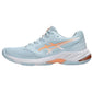 Zapatilla Voleibol Asics Mujer Netburner Ballistic FF 3 Cool Grey Bright Sunstone