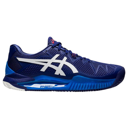 Zapatillas Asics Gel Resolution 8 Clay Dive Azul Blanco