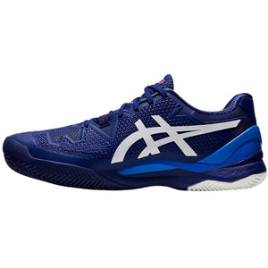 Zapatillas Asics Gel Resolution 8 Clay Dive Azul Blanco