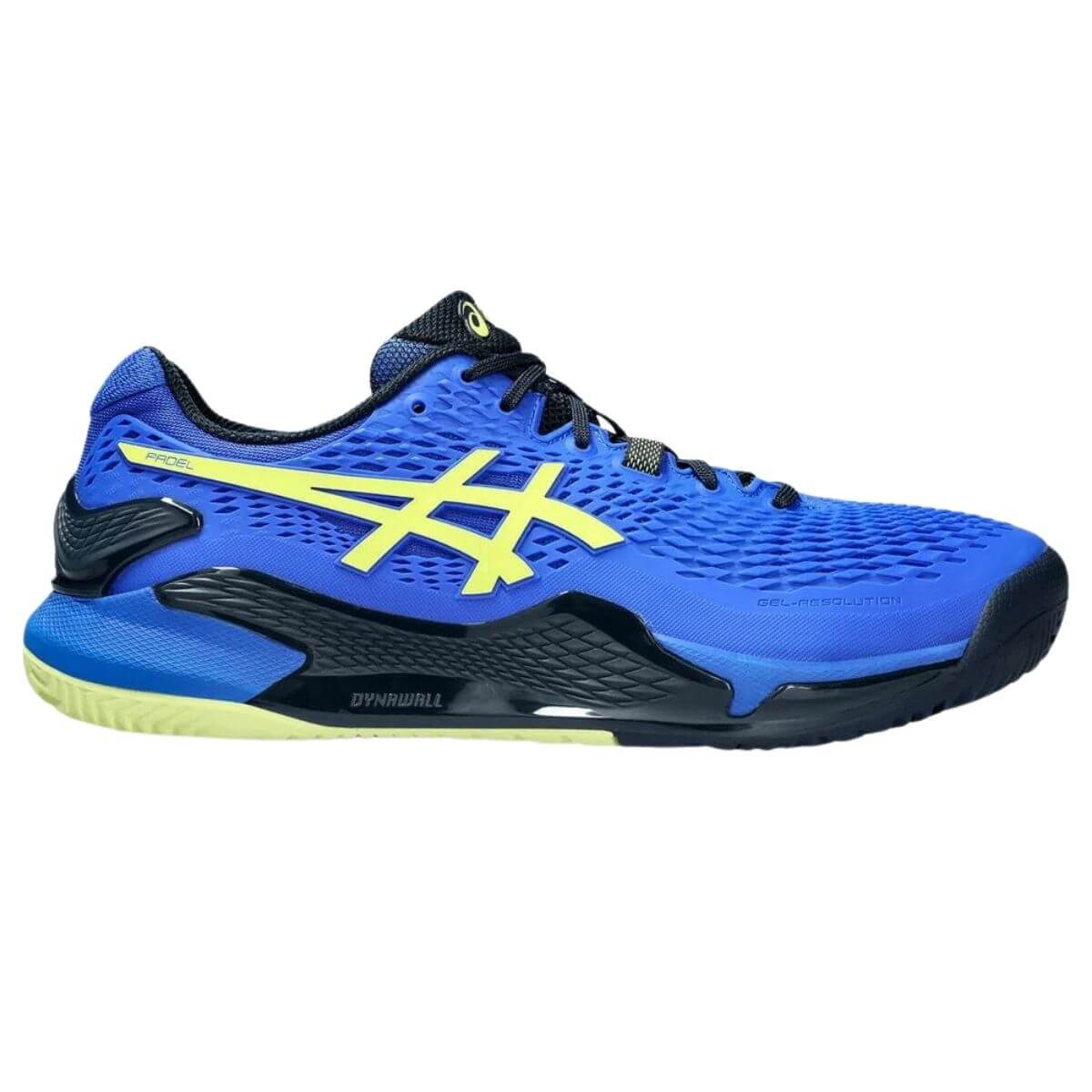 Zapatilla Asics Gel Resolution 9 Padel Illusion Blue Glow Yellow