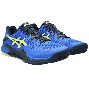 Zapatilla Asics Gel Resolution 9 Padel Illusion Blue Glow Yellow