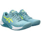 Zapatilla Asics Mujer Gel Challenger 14 Clay Gris Blue Safety Yellow