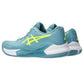 Zapatilla Asics Mujer Gel Challenger 14 Clay Gris Blue Safety Yellow