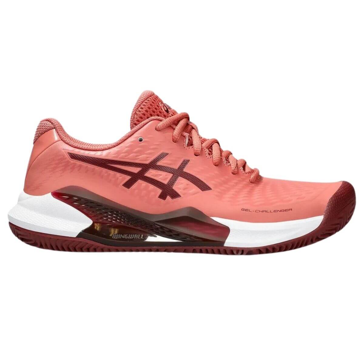 Zapatilla Asics Mujer Gel Challenger 14 Clay Light Garnet Antique Red