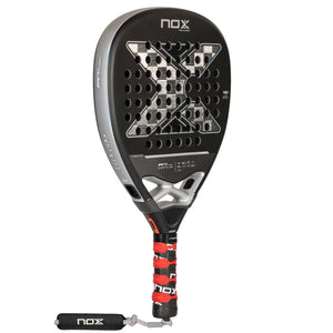 Pala Padel Nox AT10 Genius Attack By Agustin Tapia (360-375gr) 2024+Tarro de pelotas+Overgrip+Protector+Funda