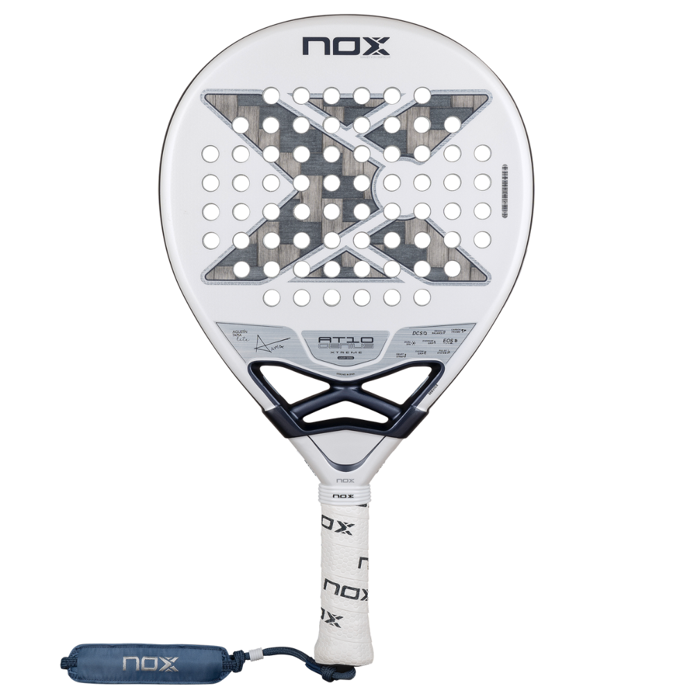 Pala de Padel Nox AT10 Genius 12K Alum XTREM Lite + Tarro de pelotas +Overgrip + Protector