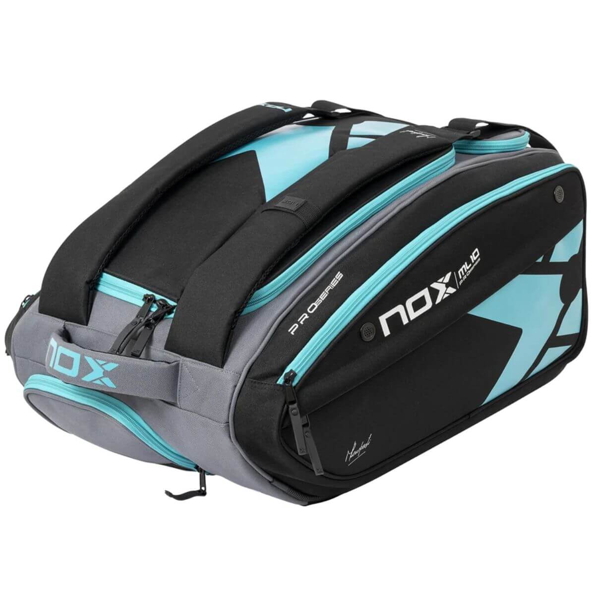 Bolso Paletero Nox ML10 Competition XL Compacto Negro Celeste - Sur SportsBolsos y Mochilas