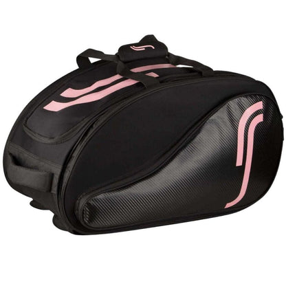 Bolso Paletero Robin Soderling Clasico Negro Rosa - Sur SportsBolsos y Mochilas