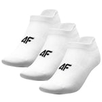 Calcetin 4F Blanca X3 - Sur SportsAccesorios