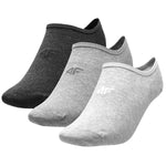 Calcetin 4F Gris Claro, Gris, Gris Oscuro X3 - Sur SportsAccesorios