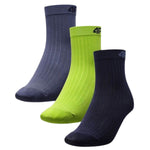 Calcetin 4F Junior Larga Gris, Verde Fluor, Azul Marino - Sur SportsAccesorios