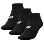 Calcetin 4F Negra X3 - Sur SportsAccesorios