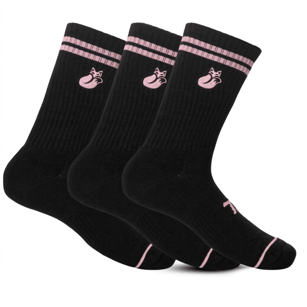 Calcetin Comfort Line negro colores Pack X 3 Tilki Lehinde - Sur SportsVestuario