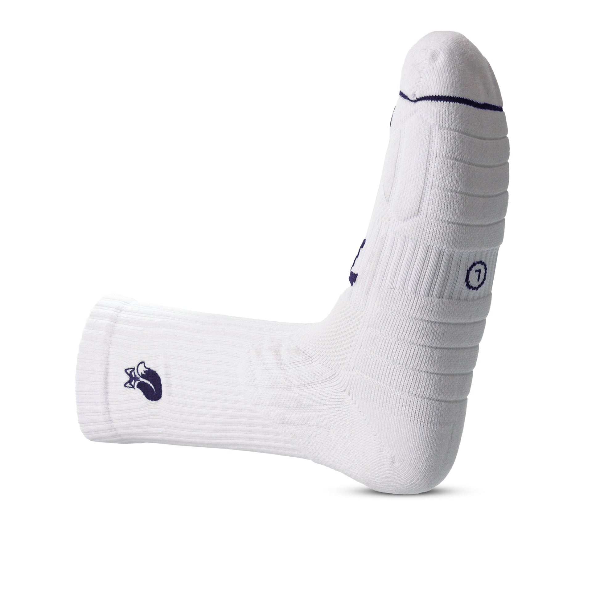Calcetin Crew D4 blanco colores Tilki Lehinde - Sur SportsVestuario