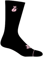 Calcetin Crew D4 Tilki Lehinde Black/Pink M25W - Sur Sports