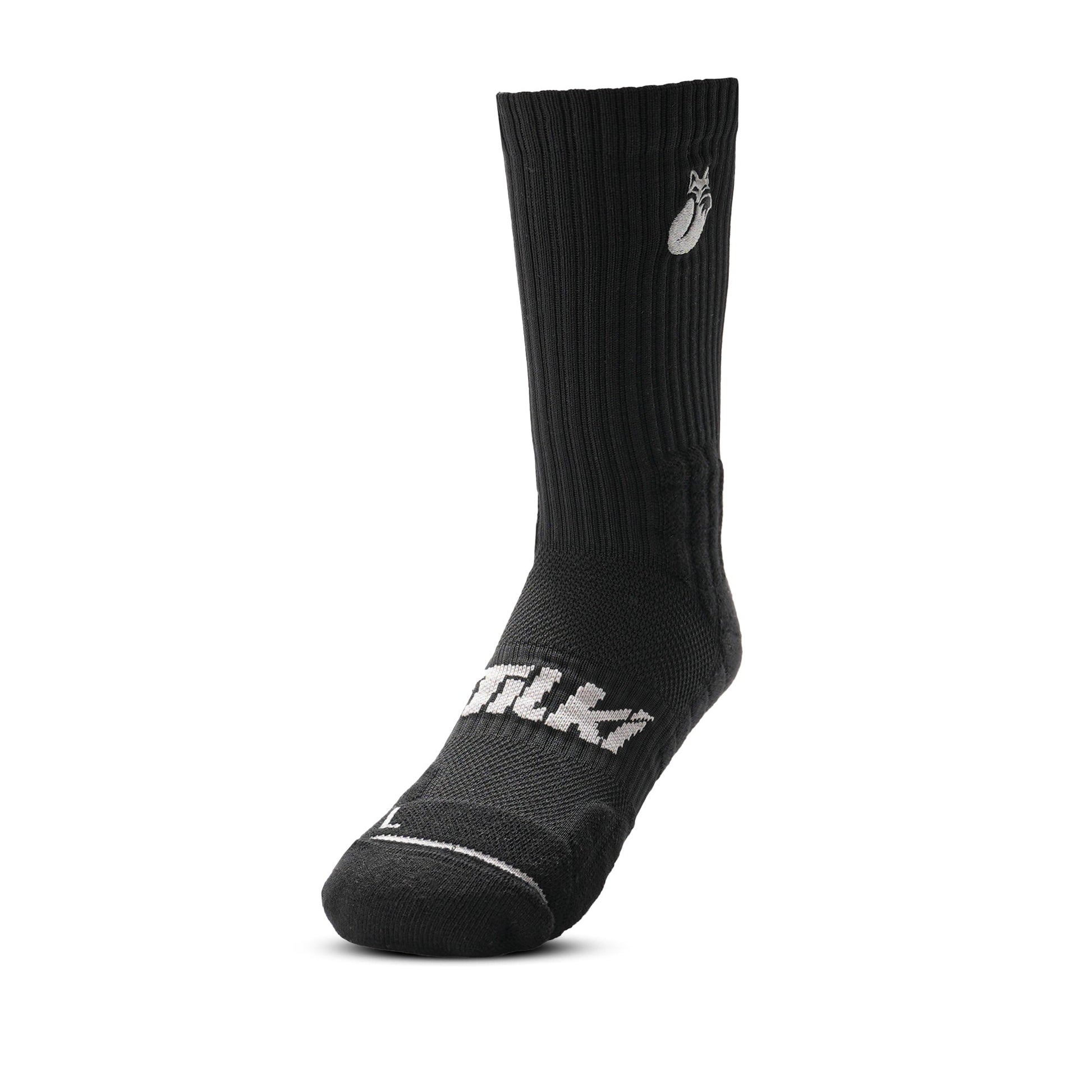 Calcetin Crew Negro D3 Tilki Lehinde - Sur SportsAccesorios