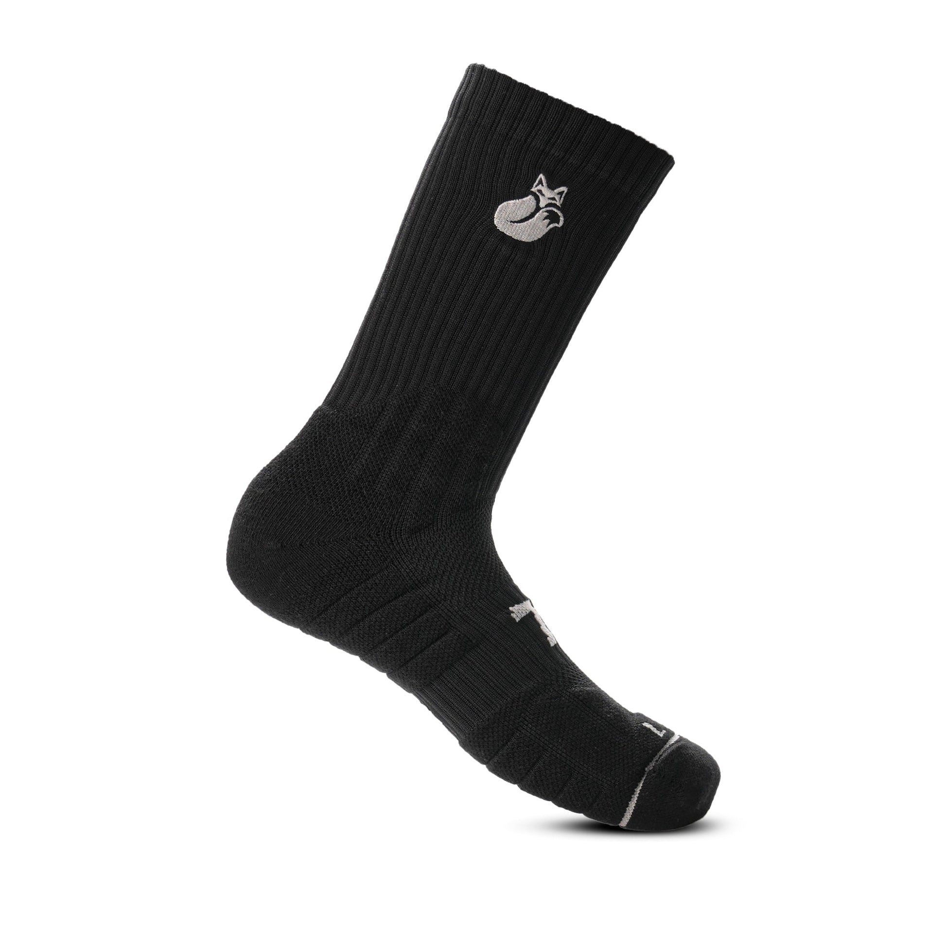Calcetin Crew Negro D3 Tilki Lehinde - Sur SportsAccesorios