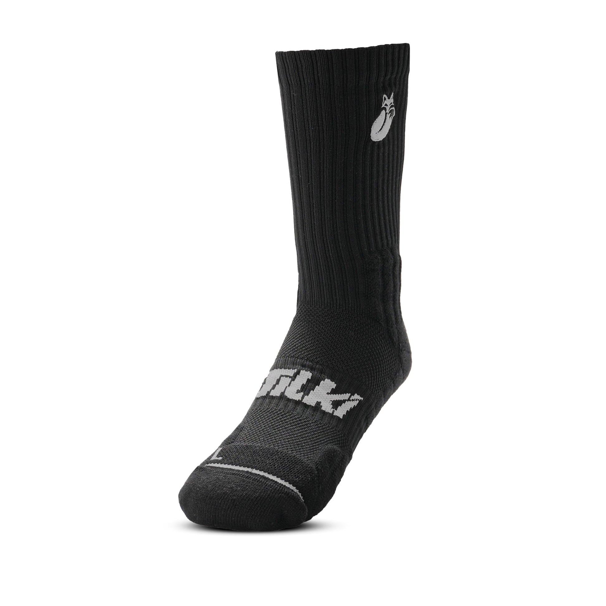 Calcetin Crew Negro D3 Tilki Lehinde - Sur SportsAccesorios