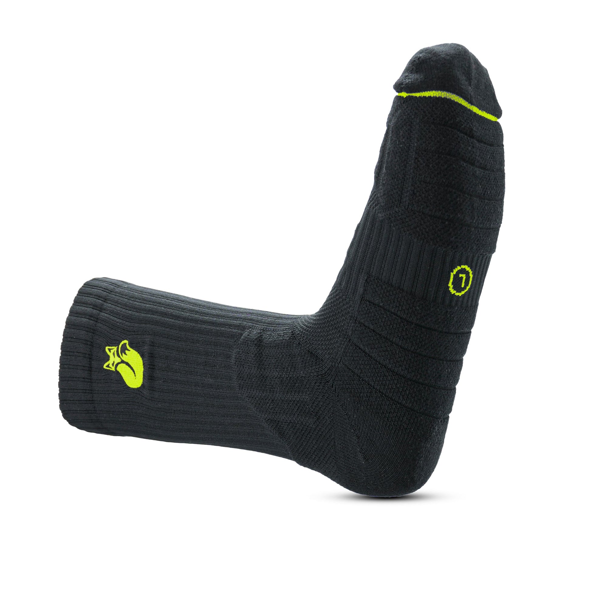 Calcetin Crew Negro D3 Tilki Lehinde - Sur SportsAccesorios