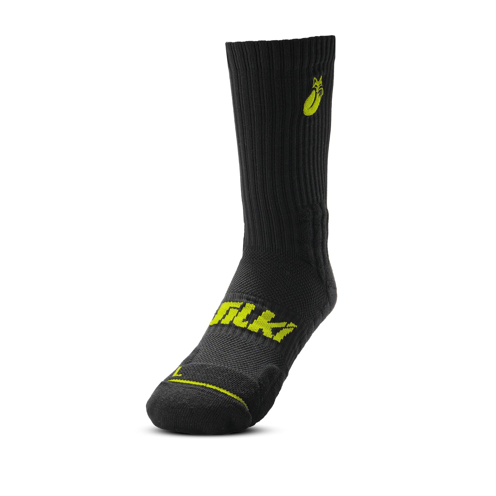 Calcetin Crew Negro D3 Tilki Lehinde - Sur SportsAccesorios