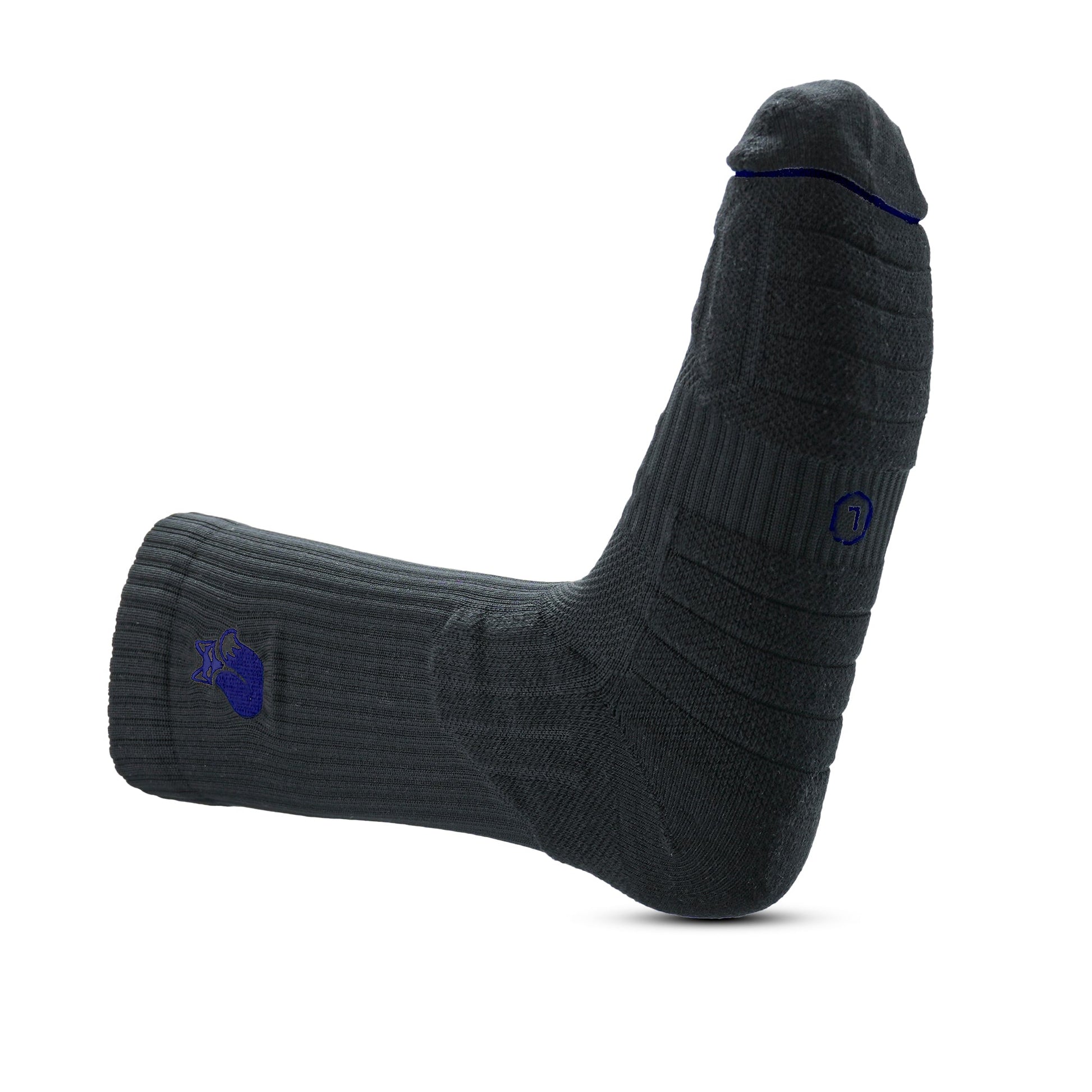 Calcetin Crew Negro D3 Tilki Lehinde - Sur SportsAccesorios