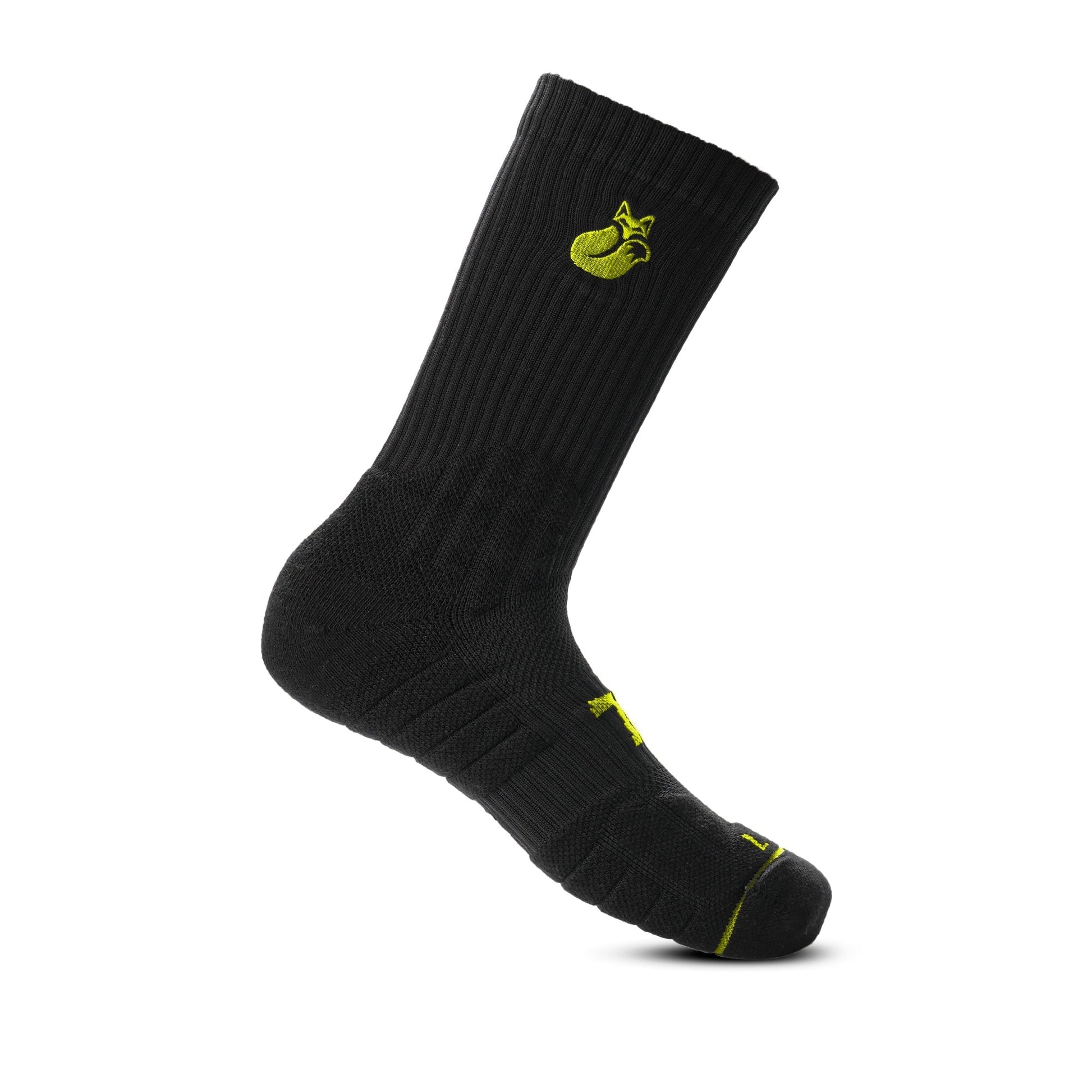 Calcetin Crew Negro D3 Tilki Lehinde - Sur SportsAccesorios