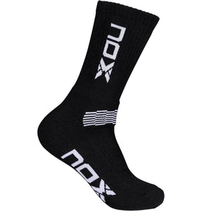 Calcetín Nox Negro Logo Vertical Blanco Talla 39 - 45 - Sur SportsAccesorios