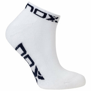 Calcetín Nox Tobillero Blanco Logo Azul - Sur SportsAccesorios